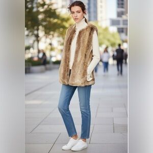 Zara Trafuluc Faux Fur Vest